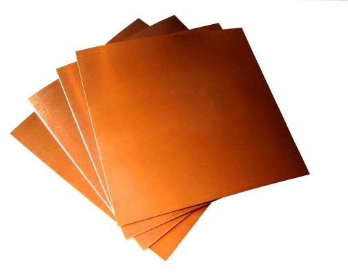 1000*2000mm Decoratieve koperplaten Rood rechthoekig T2 Hoog corrosiebestendigheid