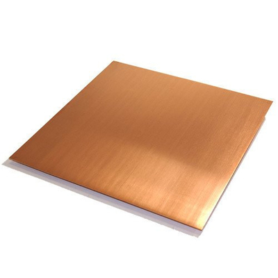 Rectangular C51000 1mm Koperen plaat oppervlakken Decoratie Op maat gemaakte grootte