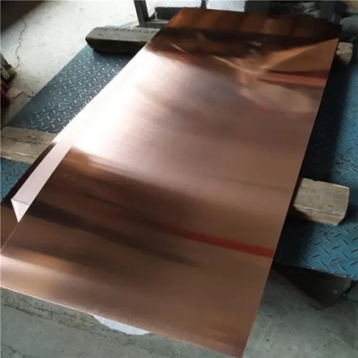 Vierkante versierde decoratieve koperstrookjes Platen 1 mm