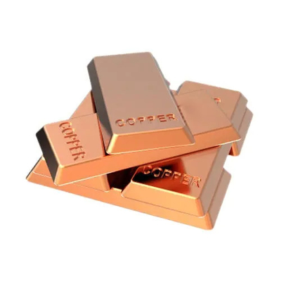 Fabriek Groothandel 99,995% koper ingots/bars met rode/gele kleur