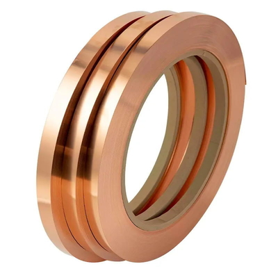 Rood 2 mm hooggeleidingsvermogen C1100 C2700 Straight Edge Copper Coil Strip