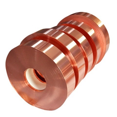 Rechte rand T2 koperstrook met ±0,1 mm Tolerantie QBe2,0 H62