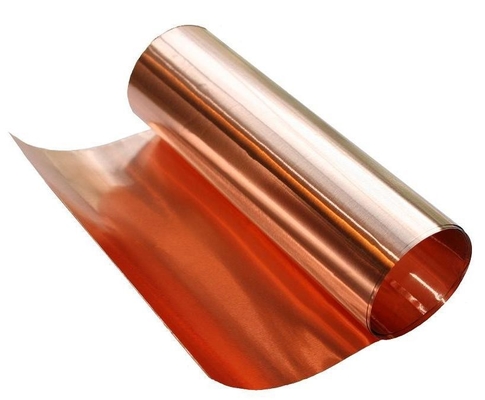 T3 lithiumkoperfolie 100 mm-1000 mm lengte aangepast voor industrieel gebruik