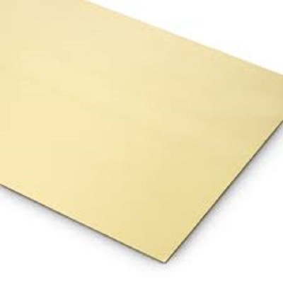 Gewalste plaat/plaat Messingplaat van 1 mm dik voor decoratieve toepassingen
