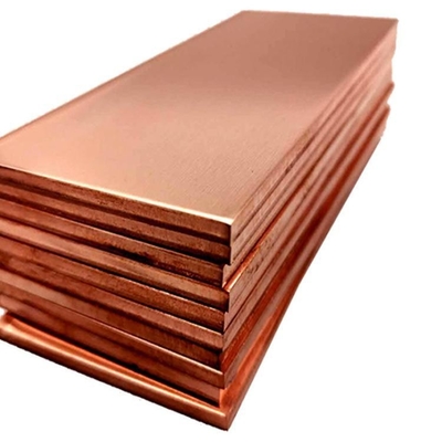 Metalen 0,5 mm Rode koperplaat Reinheid 99,99%