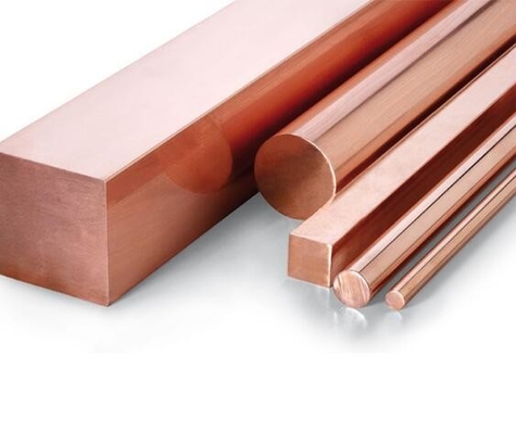 Rood / messing koperen stalen staaf H59 H62 H65 1-600 mm voor constructies