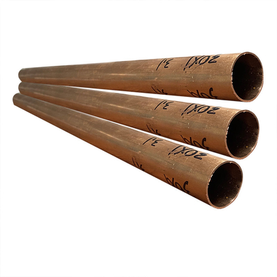 Koperen buizen met schroefdraad 0,1-100 mm Wanddikte 205 MPa Ultieme sterkte