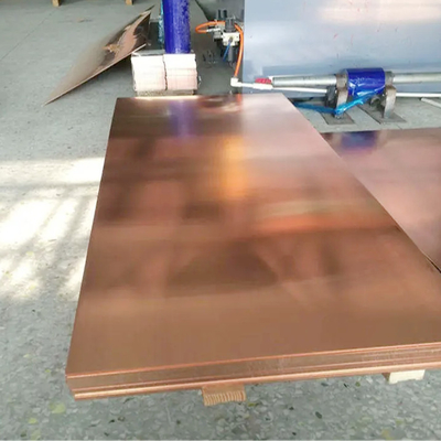 Koud/warm gewalst gepolijst koperen plaat 2 mm 1000 mm-6000 mm lengte